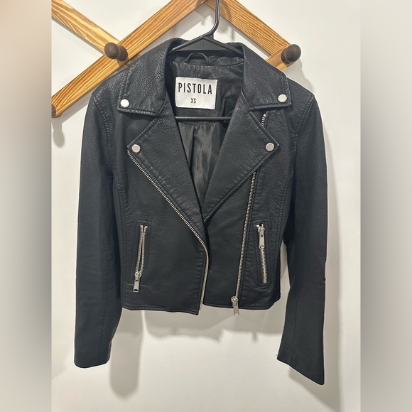 pistola Jackets & Blazers - PISTOLA FAUX LEATHER JACKET